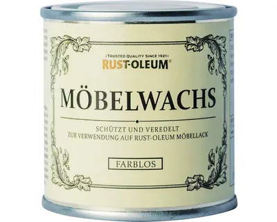Produktbild von Rust-Oleum Kreidefarbe Möbelwachs 125 ml klar