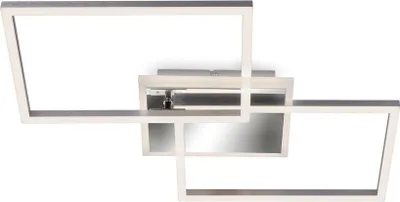 Produktbild von LED Deckenleuchte Wandlampe Dimmbar Fernbedienung CCT 40W silber Metall Briloner