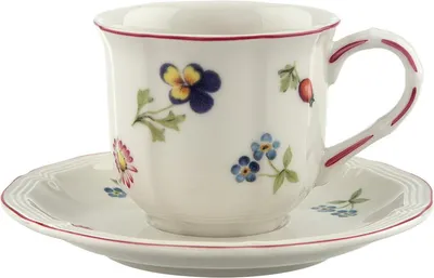Produktbild von Villeroy & Boch Petite Fleur Mokka-/Espressotasse mit Untertasse