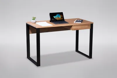 Produktbild von Schreibtisch Arbeitstisch Bürotisch Computertisch Tisch Büromöbel "Kermit I" Wildeiche
