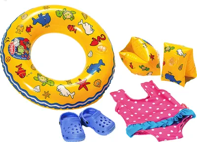 Image de Kit de natationPolyuréthaneavec accessoires, taille 35-45cm