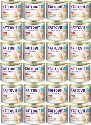 Image de Kattovit 185gx12 Feline Diet Urinary Veal Can