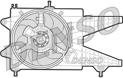 Produktbild von DENSO DER09041 Lüfter Motorkühlung Kühlerlüfter für FIAT PUNTO (188) Wasserkühler Ø289mm