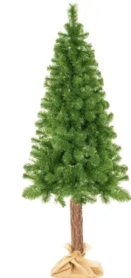 Produktbild von Künstlicher Weihnachtsbaum Kiefer Naturstamm Jutesack 160 cm