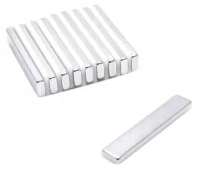 Produktbild von Top Magnesy - 50 Stück Neodym Magnete 40x7x3 mm N38 - extra starke Haftmagnete für Montage, Werkstatt & Industrie
