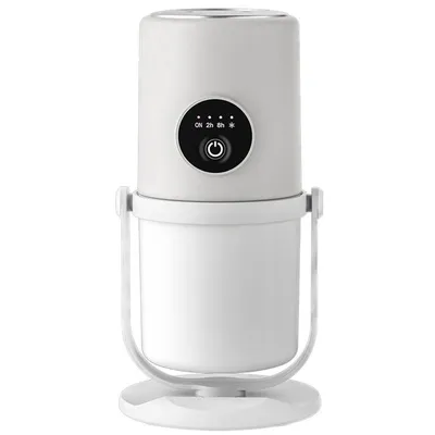 Produktbild von Humidifier Luftbefeuchter, geeignet für Schlafzimmer und Büro, mit warmem dimmbarem Nachtlicht, drehbarem Standfuß und 2/8-Stunden-Timerfunktion