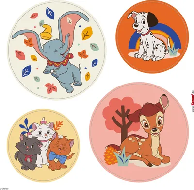 Image de Disney Autocollant de fenêtre Animaux Disney Multicolore - 612740 - 30 cm x 30 cm
