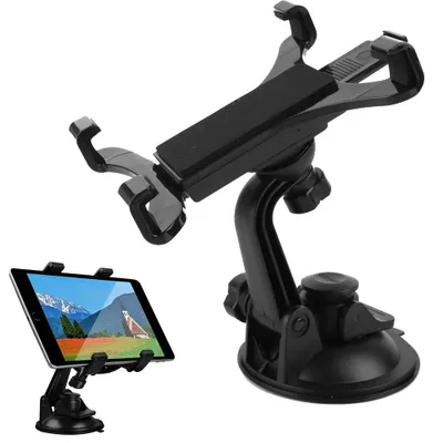 Produktbild von Auto Tablet Halterung Saugnapf 7-10 Zoll, Windschutzscheibe und Armaturenbrett Halterung mit 360 Grad Drehung, Universell