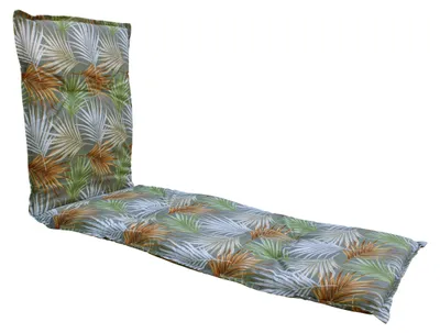 Immagine prodotto di Cuscino per lettino prendisole "Foglie di palma" - 190 x 60 cm - Cuscino universale per lettini da giardino