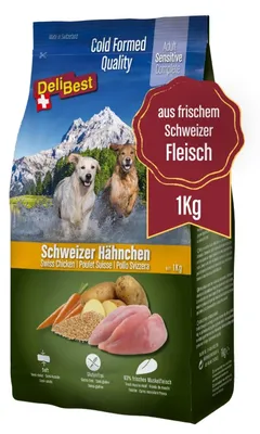 Productafbeelding van DeliBest 4201000, Geschikt voor volwassen dieren, Alle rassen, Kip, 1 kg