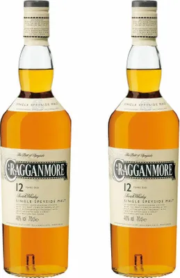 Produktbild von Cragganmore 12 Years / Jahre, 2er, Single Malt, Whisky, Scotch, Alkohol, Alokoholgetränk, Flasche, 40%, 700 ml, 701719