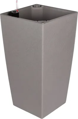 Zdjęcie produktu dla Donica samonawadniająca Plastkon Delto Stone 25 x 46 cm szara 1 szt