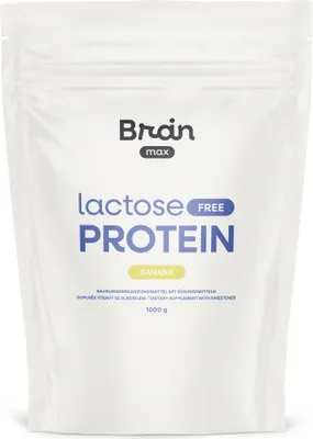 Immagine prodotto di BrainMax Proteine senza lattosio, banana, 1000 g