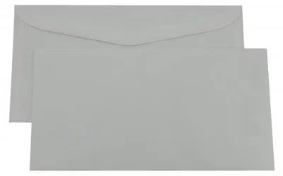 Image de Enveloppe pour courrier, format 125*235 mm, adhésive, sans bois, blanche, 80 g, avec impression intérieure grise