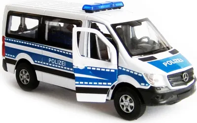 Produktbild von MERCEDES BENZ Sprinter Polizei Modellauto Metall Modell Auto Spielzeugauto 92