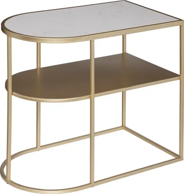 Produktbild von Beistelltisch "paige" goldfarben 52x31cm  - Atmosphera créateur d'intérieur