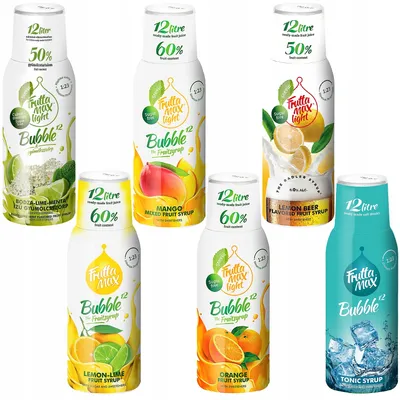 Obrázok produktu pre FruttaMax Sirup Set 6x500ml Lime Mango Orange Tonic Light Radler