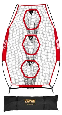 Zdjęcie produktu dla Siatka Do Rzucania Piłki Nożnej Vevor 168X77X245Cm Profesjonalna