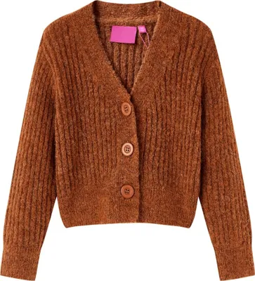 Produktbild von Kinder-Strickjacke Cognac Größe 104 (3-4 Jahre)