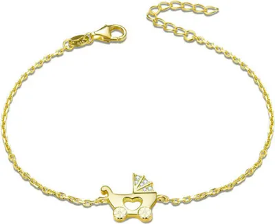 Immagine prodotto di Bracciale in argento placcato oro AGB578/21-GOLD