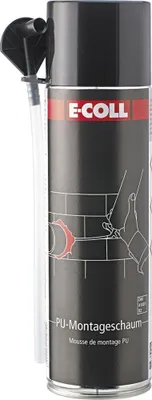 Produktbild von E-Coll PolyurethanMontageschaum 500ml (MDI-haltig) , 4317784150774