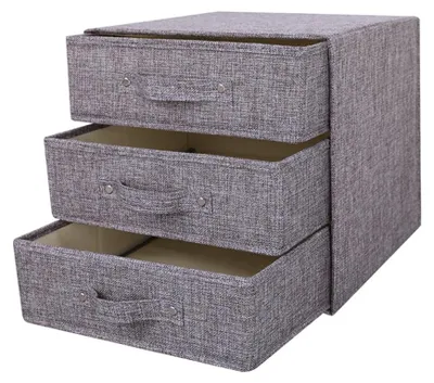 Obrázek produktu pro Úložná krabice s rukojetí pro oblečení a doplňky