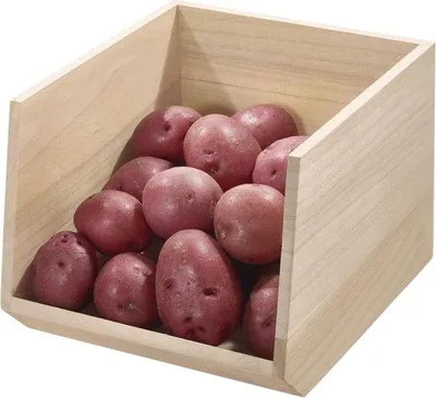 Immagine prodotto di Organizer da cucina in legno beige, aperto, versatile, da armadio o scaffale