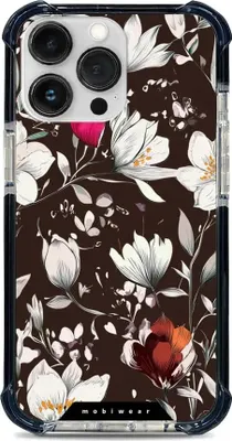 Produktbild von Handyhülle für iPhone 13 Pro mit MagSafe, Mobiwear Elite Bumper, Nachtstrauß