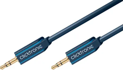 Produktbild von ClickTronic 1.5m MP3 Audio, 3.5mm, 3.5mm, Gold