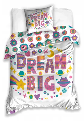Obrázok produktu pre Carbotex Obliečky DREAM BIG 160x200 cm Bavlna