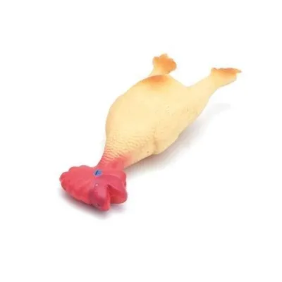 Produktbild von COMFY Hundespielzeug Gary Latex Huhn 22cm - Robust mit Quietscher für Hunde jeden Alters - Spaß für drinnen und draußen