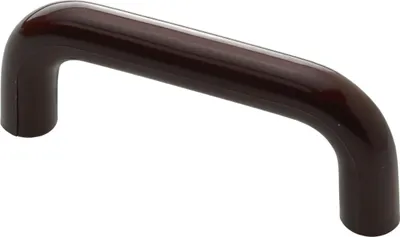 Produktbild von Hettich Möbelgriff Kunststoff braun 10,0 x 73,0 x 28,0 mm - 1 Stück