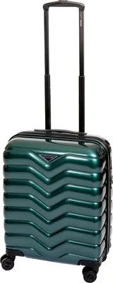 Produktbild von Handgepäck Hartschalenkoffer Trolley V Grün Rollenkoffer 55 cm Cavalet BOWATEX