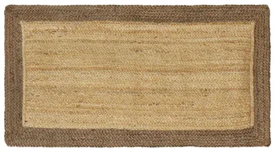 Produktbild von vidaXL Bereichsteppich Grau 60 x 110 cm Jute
