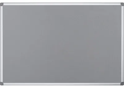 Produktbild von Bi-Office Bi-office Pinnwand 150 x 120 cm (B x H) Maße der Oberfläche: 146 x 116 cm (B x H) Schrauben Dübel Filz Material des Rahmens: Aluminium grau