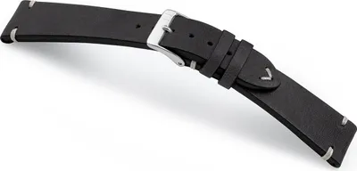 Produktbild von MANUFAKTURWERK Armband UHLENHORST, kompatibel mit Apple Watch Ultra, Ultra 2, Schwarz