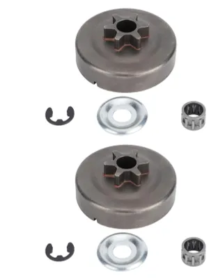 Image de 2 Jeu de pignons de tambour d'embrayage Convient pour STIHL 017 018 021 023 025 MS170 MS180 MS210 MS230 MS250 1123 640 2003