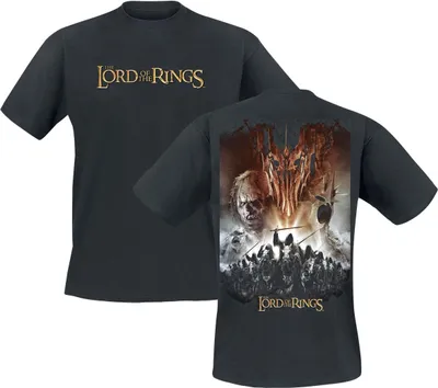 Produktbild von Der Herr der Ringe T-Shirt Herren Lord Of The Rings schwarz L