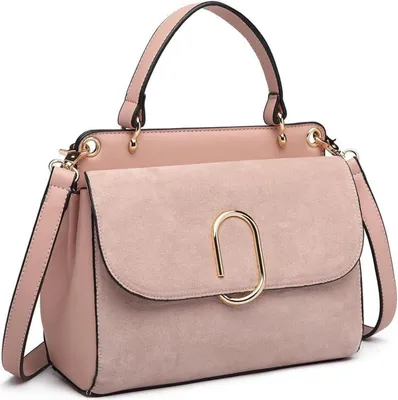 Obrázek produktu pro Dámská kabelka přes rameno z umělé semišové kůže vintage kabelka elegantní crossbody taška