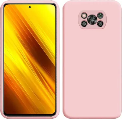 Produktbild von Xiaomi Poco X3 Pro Hülle, LaimTop Flüssig Silikon Soft Gummi Schutzhülle für Xiaomi Poco X3 Pro Rosa