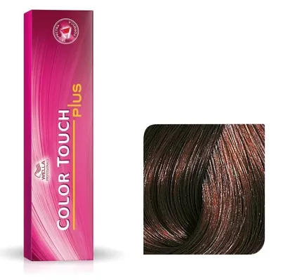 Produktbild von Wella Color Touch Plus, Braun, 55/04, Frauen, 60 ml, Alle Haare, Farbspeichernd, Glanz