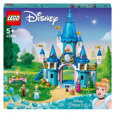 Image de LEGO 43206 Château de Cendrillon de Disney Princess avec 3 mini-poupées