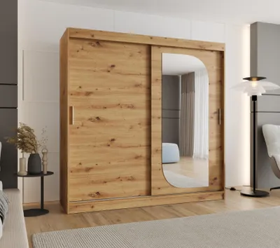 Obrázok produktu pre Šatníková skriňa 180 cm CEYDA - dub artisan