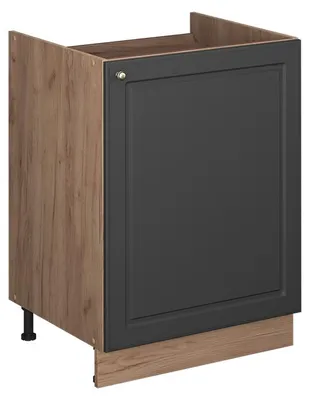 Zdjęcie produktu dla Szafka pod zlew Vicco Fame-Line Anthrazit Gold rustykalny/Dąb goldkraft 60 cm, Model 63371
