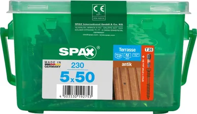Produktbild von Spax Terrassenschrauben 5.0 x 50 mm TX 25 - 230 Stk.