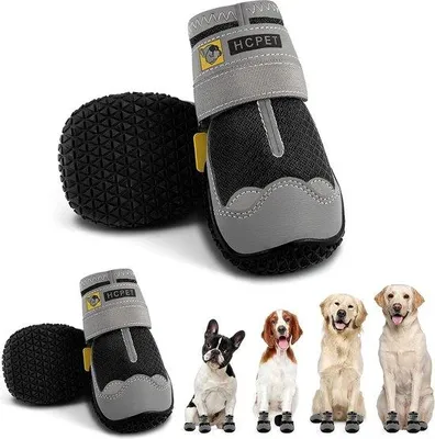 Produktbild von Famanu Hundeschuhe - Anti-Rutsch, verstellbar, atmungsaktiv - Größe 8