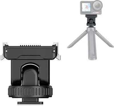 Zdjęcie produktu dla Szybkozłączka Uchwyt na Gwint 1/4'' Stopkę ISO do DJI Osmo Action 3 / 4 / 5 Pro / PU727B