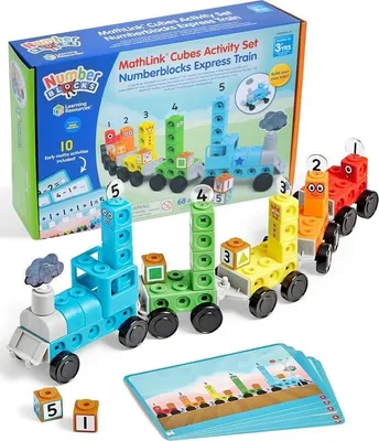 Image de Learning Resources MathLink Cubes Activity Set Numberblocks Express Train