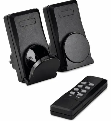 Obrázok produktu pre Unitec rádiový diaľkový spínač 2+1 Micro vonkajší IP44 1000 W čierny