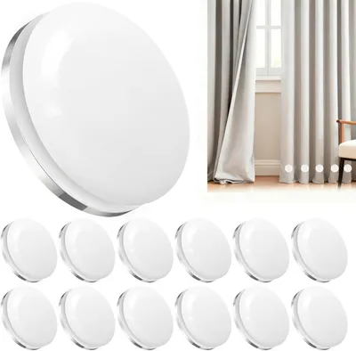 Productafbeelding van Gordijnwegers, rond, magnetisch, 12 stuks, voor het bevestigen van gordijnen